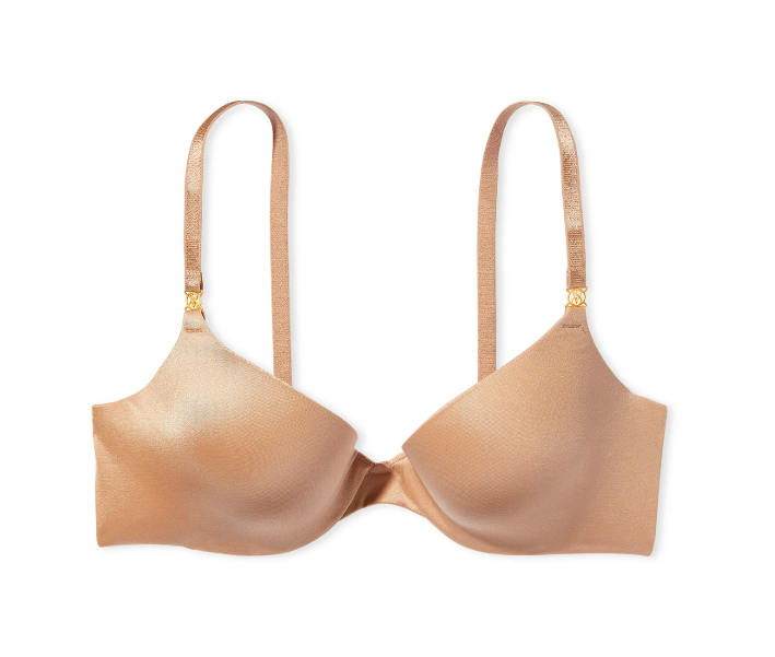 DUMMY - Brasier de media copa con push up liso Icon by Victoria's Secret crema 34 B